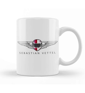 Sebastian Vettel Kupa Bardak Porselen