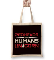 Redheads Human Unicorn Magic Ginger Red Orange Hair Irish Bez Çanta Uzun Saplı