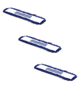 Cod-Ex Orlon Yedek Nemli Palet Tablet Toz Toplama Statik Mop - Mavi - 100 Cm. - 3 Adet