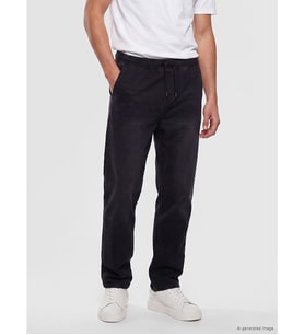 LCW Jeans Siyah Baggy Fit Erkek Jean Pantolon