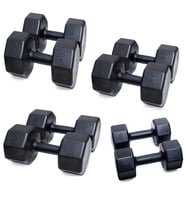 PS SPOR 4 ÇİFT DAMBIL SET 3 KG + 6 KG + 8 KG + 10 KG