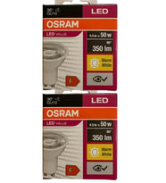 Osram 4.5W (50W) 3000K (Sarı Işık) GU10 Duylu Par16 Led Spot (2 Adet)