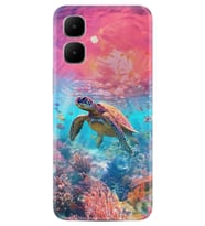 Infinix Smart 10 Kılıf Boutique Baskılı Resimli Kaplumbağa Pcode -065
