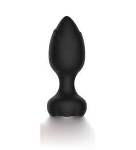 Censan Telefon Kontrollü Full Covered Rubber Rose  Plug - Siyah