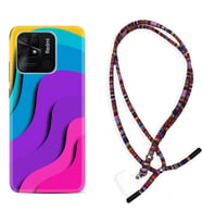 Xiaomi Poco X3 Pro M4 Pro X4 Pro C40 10C Kılıf Boyun Asklı Rasta Silikon Renk Cümbüşü 1631