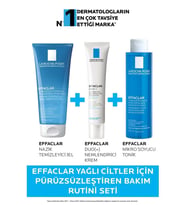La Roche Posay Effaclar Yağlı Ciltler için Pürüzsüzleştiren Bakım Rutini Seti