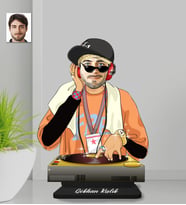 Kişiye Özel Dj Erkek Ahşap Biblo-1