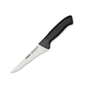 38118 Ecco Kasap Et, Kemik Sıyırma Bıçağı 14,5 Cm - Siyah