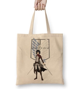 Attack On Titan Mikasa Bez Çanta Uzun Saplı