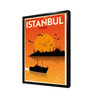 İstanbul Çerçeveli Mdf Tablo