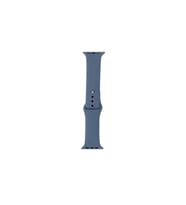 Apple Watch 7 45mm Uyumlu Band Serisi Klasik Kordon Silikon Strap Kayış (Koyu Lila)