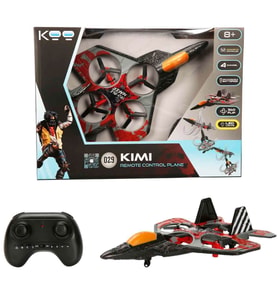 Işıklı Uzaktan Kumandalı Uçak Drone - USB Şarjlı Akrobatik Uçuş Aracı
