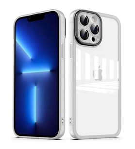 Apple iPhone 12 Pro Max Kılıf Kamera Korumalı Transparan Zore Post Kılıf (Renksiz)