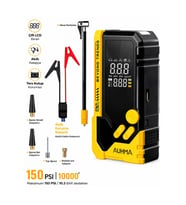 Auhma A8844 Akü Takviye Cihazı & Hava Kompresörü - 10000mAh Powerbank, 150 PSI, 1000A Peak, LED Fene