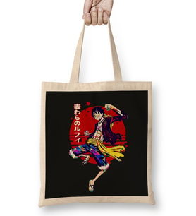 One Piece Mugiwara No Luffy Bez Çanta Uzun Saplı
