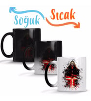 Kylo Ren Star Wars Sihirli Kupa Bardak Porselen