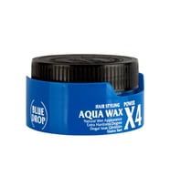Blue Drop Aqua Wax X4 - Tropik Kokulu Su Bazlı Saç Wax Islak ve Sert Görünüm Güçlü ve Uzun Süreli Etki