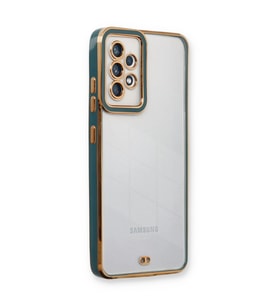 Samsung Galaxy A53 5g Kılıf Liva Lens Silikon - Yeşil