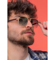 Asgard Matte Cream Unisex Güneş Gözlüğü