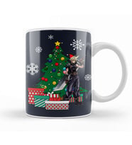 Cloud Strife Around The Christmas Tree Final Fantasy Kupa Bardak Porselen