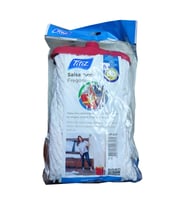 Titiz Salsa TP-857 Yedek Geniş Takozlu Islak İpli Mop Paspas Başlığı - Püskül - 16 Cm.