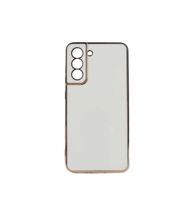 Samsung Galaxy S21 FE Uyumlu Kılıf Zore Bark Kapak (Beyaz)