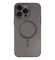 Newface Apple iPhone 13 Pro Kılıf Moshi Lens Magneticsafe Silikon - Füme