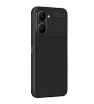 Vivo Y18 Kılıf Auto Focus Karbon Kapak - Siyah