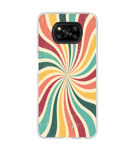 Poco X3 Pro / X3 NFC Uyumlu Colorful Tasarımlı Şeffaf Telefon Kılıfı