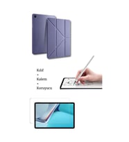 Galaxy A9 Plus 11 inç X210 Uyumlu Tablet Kılıfı Tablet Kalemi Ve Ekran Koruyucu Set