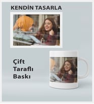 Kişiye Özel Kendin Tasarla Beyaz Kupa Bardak 