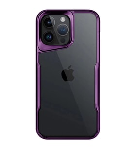 İphone 14 Pro Max Kılıf Boyi Silikon Kapak - Derin Mor