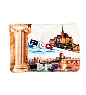 Fransa Temalı Sütun Magnet (Karışık)