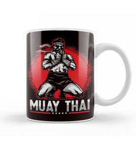 Muay Thai Fighter MMA Martial Arts Sports Thailand Boxing Kupa Bardak Porselen