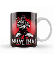 Muay Thai Fighter MMA Martial Arts Sports Thailand Boxing Kupa Bardak Porselen