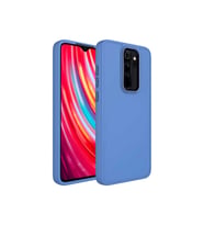 Xiaomi Redmi Note 8 Pro Uyumlu Kılıf Metal Çerçeve ve Buton Tasarımlı Silikon Zore Luna Kapak
