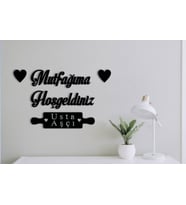 Mutfağıma Hoşgeldiniz Usta Aşçı-Duvar Yazısı
