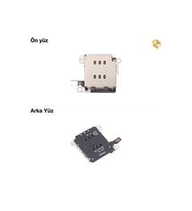 İphone Xr Sim Konnektörü Çift Anakart sim okuyucu soketi sim kart yuvası lehim parçası sim kart okuyucu konnektörü