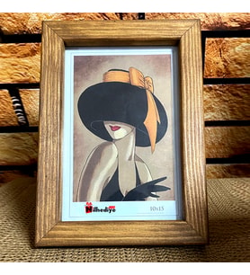 Ahşap 10x15 Camlı Masa Üstü Resim Çerçevesi