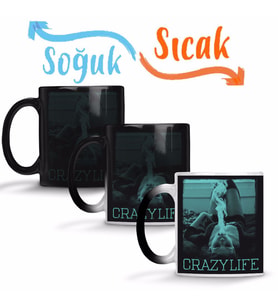 Crazy Life Sihirli Kupa Bardak Porselen