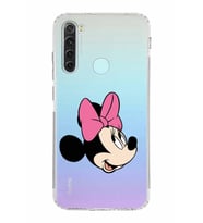 Xiaomi Redmi Note 8  Kamera Korumalı Kapak Minnie Mouse Tasarımlı Şeffaf  Kılıf