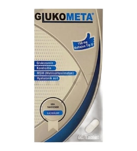 Glukometa Glukozamin Kondroitin MSM Hyaluranik Asit 60 Tablet