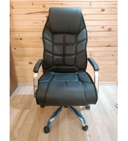 Vizyon sepet ofis Müdür - Büro - Çalışma Koltuğu Siyah Renk Krom Ayaklı