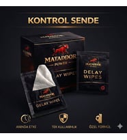 Erkeklere Özel Geçiktirci Mendil 10 Adet