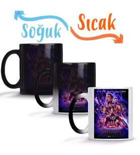 Marvel Avengers Sihirli Kupa Bardak Porselen