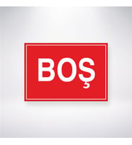 Boş 21x28 Arkası Yapışkanlı Levha