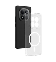 Redmi Note 15 Pro 4G Kılıf Kablosuz Şarj ve Magsafe Destekli SlimSafe Premium Sert PC Silikon Kapak (Renksiz)