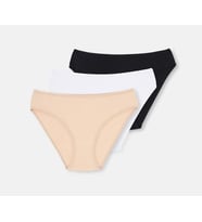 3 lü Paket Dagi Bayan Klasik Slip Külot 5113KC (Çok Renkli)