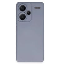 Redmi Note 13 Pro Plus Kılıf Nano içi Kadife Silikon - Gri