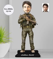 Kişiye Özel Asker Erkek Ahşap Eco Biblo -1